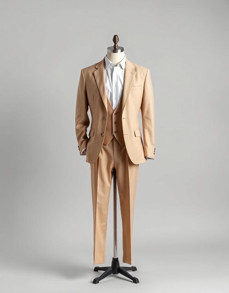 Sandstone Linen Three-Piece